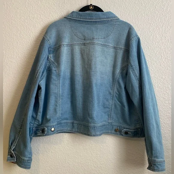 Taillissime Denim Women’s Jacket Size 18W - Picture 3 of 6